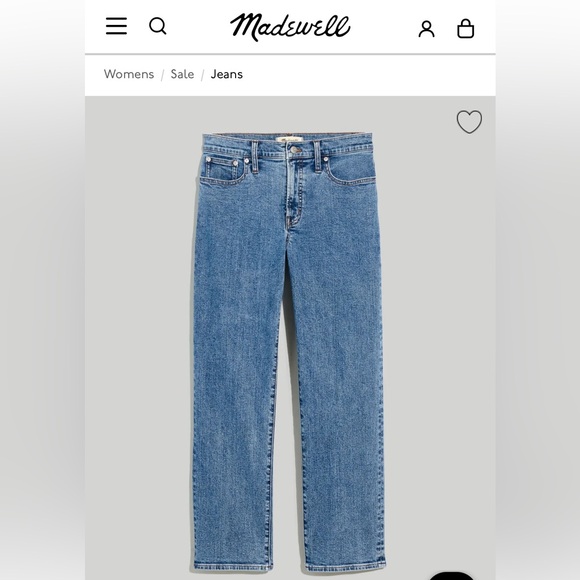 Madewell Perfect Vintage Jean - Picture 1 of 9